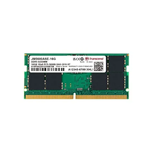 [JM5600ASE-16G] 16GB JM DDR5 5600 SO-DIMM 1RX8 CL46