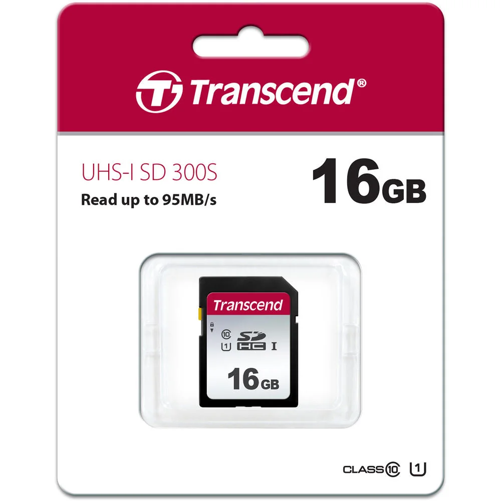 [TS16GSDC300S] 16GB UHS-I U1 SD CARD
