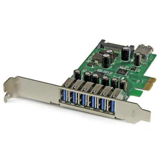 [PEXUSB3S7] SCHEDA PCIE USB3.0 A 7 PORTE