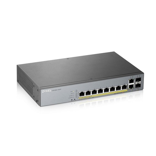 [GS1350-12HP-EU0] SWITCH MANAGED CCTV: 8 PORTE GIGAB