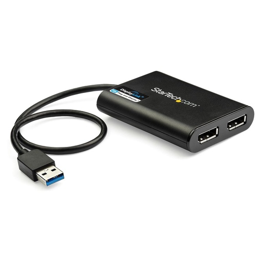 [USB32DP24K60] ADATTATORE USB A DUE DP - 4K 60 HZ
