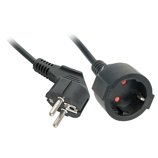 [30245] CAVO PROLUNGA SCHUKO NERO  5M