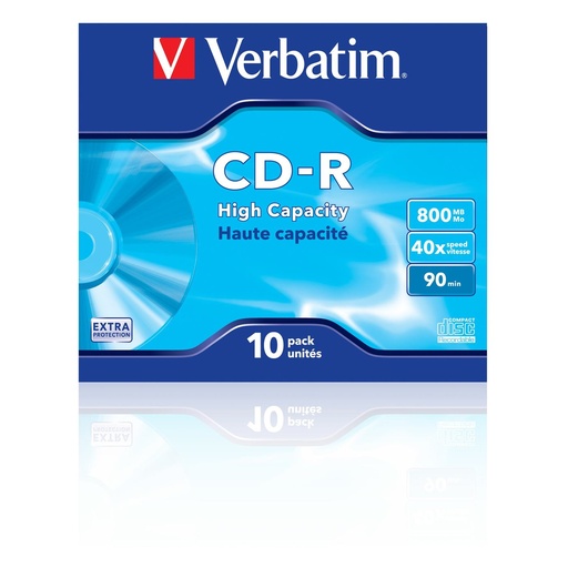 [43428/10] CDR DATAL.90MIN 800MB 40X  CF.10  S