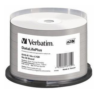 [43755/50] SPINDLE 50 DVD-R THERMAL WHITE