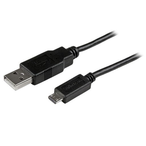 [USBAUB50CMBK] CAVO USB A MICRO USB SLIM 0.5M