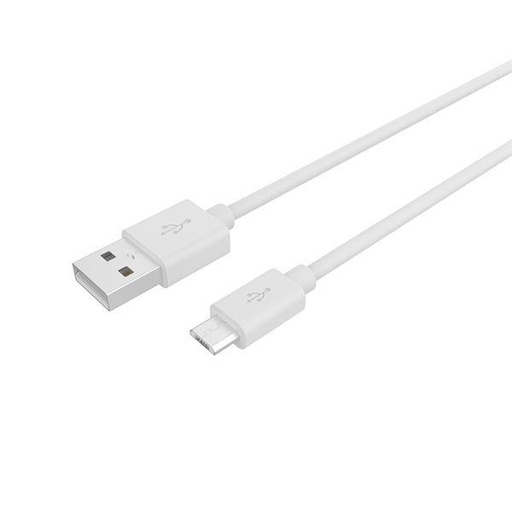 [PCUSBMICROWH] 12W USB-A TO MICROUSB CABLE 1M WH