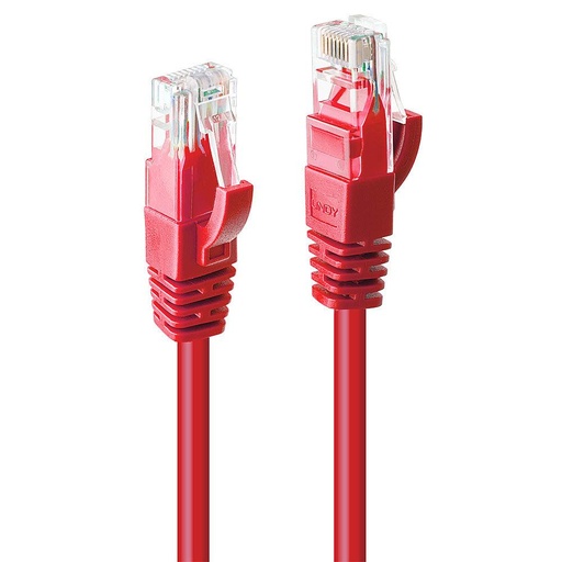 [48033] CAVO CAT. 6 U/UTP ROSSO 2M