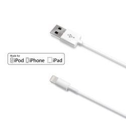 [USBLIGHT] 12W USB-A TO LIGHTNING CABLE 1M WH