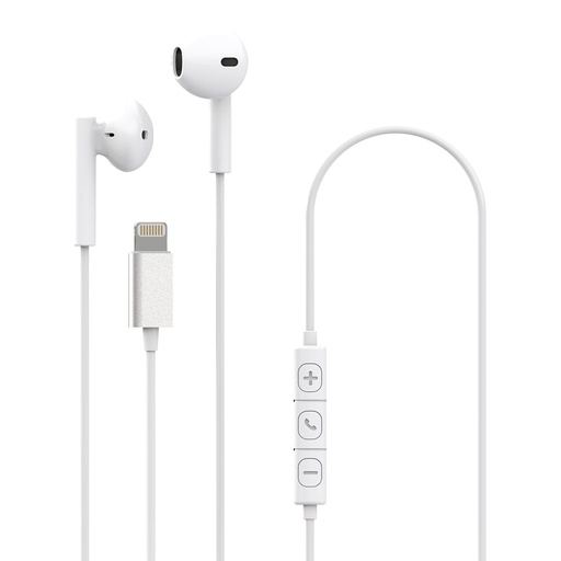 [UP900LIGHTWH] DROP STEREO EARPHONES LIGHTNING WH