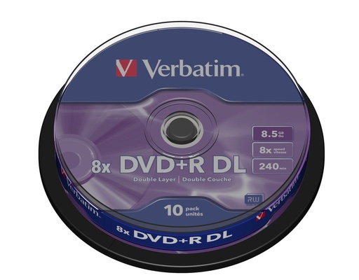 [43666/10] SPINDLE 10 DVD+R D.LAYER 8.5GB 8X S