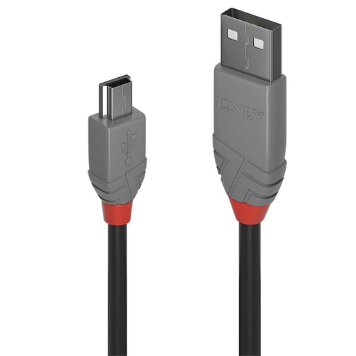 [36722-LND] CAVO USB 2.0 A MINI-B NERO  1M