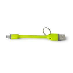 [USBTYPECKEYGN] 12W USB-A TO USB-C CABLE 12CM GREEN