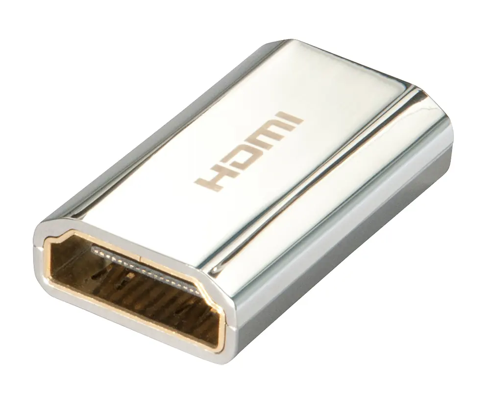 [41509] ADATTATORE HDMI CROMO TIPO A F/F