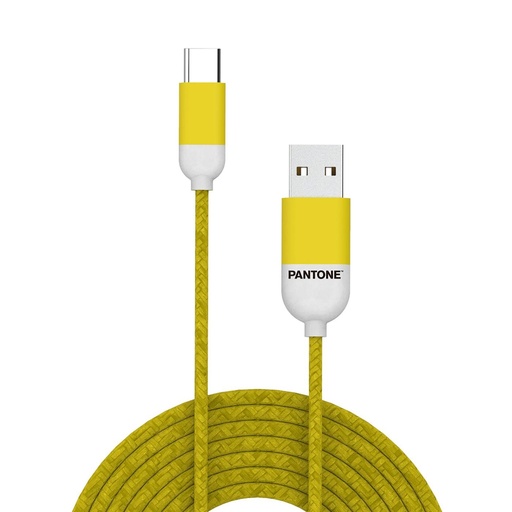[PT-TC001-5Y] 10W USB-A TO USB-C CABLE 1.5M YELLW
