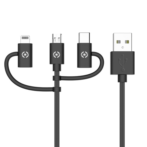 [USB3IN1BK] 12W 3IN1 MICRO/LIGHT/USBC CABLE 1M