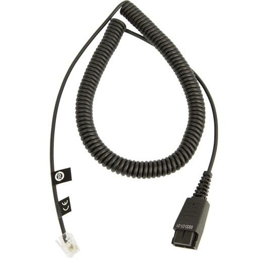 [8800-01-01] CAVO SPIRALATO 3 M DA QD A RJ11