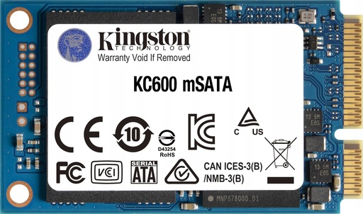 [SKC600MS/1024G] 1024G SSD KC600 MSATA